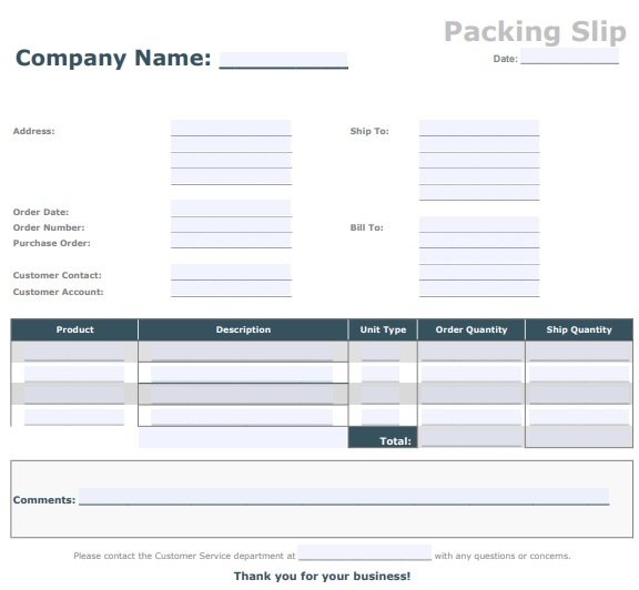 Free Packing Slip Templates Excel Word Pdf Templatedata Hot Sex Picture