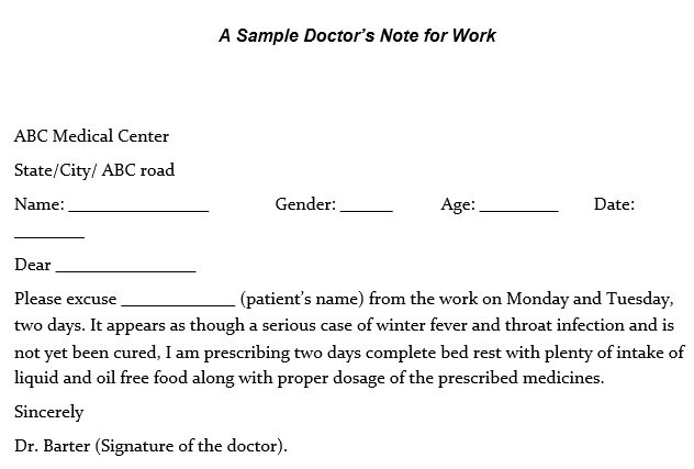 15 free fake doctor s note templates word pdf templatedata