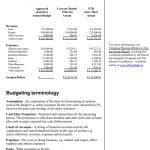 annual nonprofit budget template