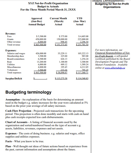 20  Free Nonprofit Budget Templates (Excel PDF) TemplateData