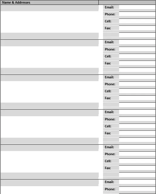 20+ Free Printable Address Book Templates [Excel+Word+PDF] » TemplateData