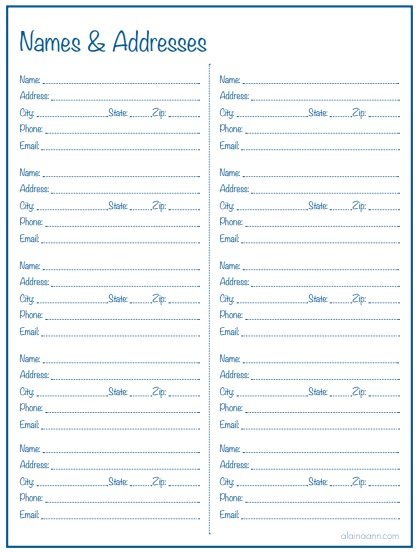 20 Free Printable Address Book Templates Excelwordpdf Templatedata