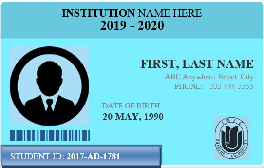 Free Student Identification Card Templates [Word+Excel]