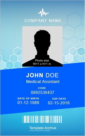 Free Student Identification Card Templates [Word+Excel] » TemplateData