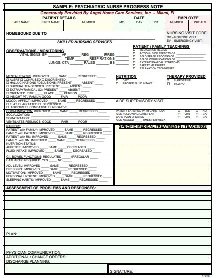 100% Free Progress Notes Templates [Word | PDF] » TemplateData