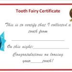 tooth fairy certificate pdf