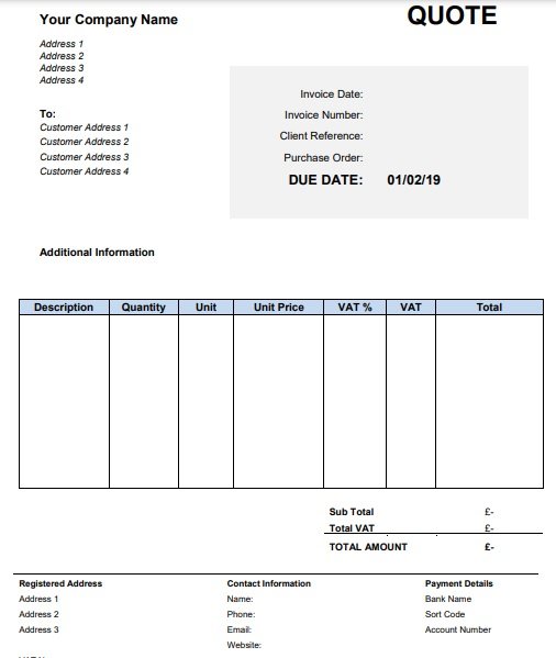 18 Free Painting Estimate Templates [Excel, Word, Pdf] » Templatedata