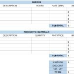 free auto repair invoice template 9