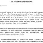 site marketing letter template