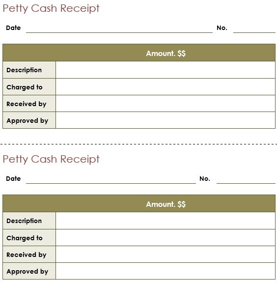 Printable Cash Payment Receipt Templates (Excel, Word, PDF) » TemplateData