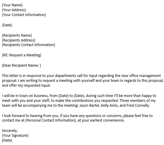 free meeting appointment request letter 3