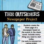 outsiders newspaper project template