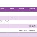 free weekly schedule template 9