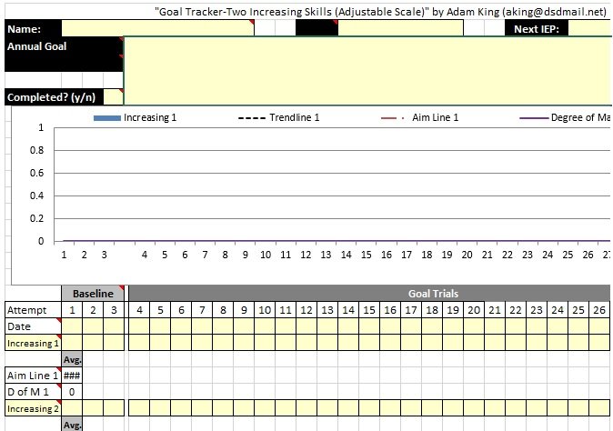 printable goal tracker template 11