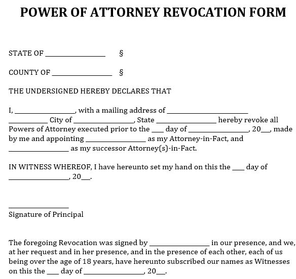 Printable Real Estate Power of Attorney Forms and Templates (Word / PDF)