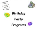 birthday party event program template