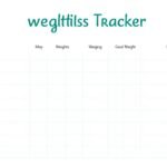 Weight Loss Tracker Template