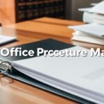 law office procedures manual template